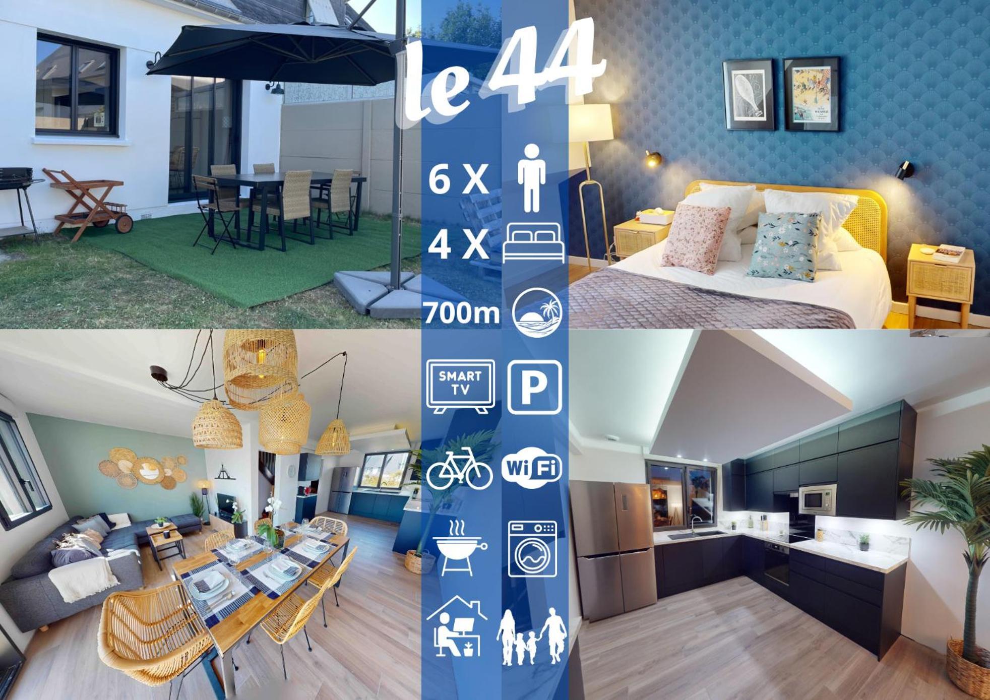 Ferienhaus Le 44 - Maison Familiale - Grand Confort - 700m Plages Dinard